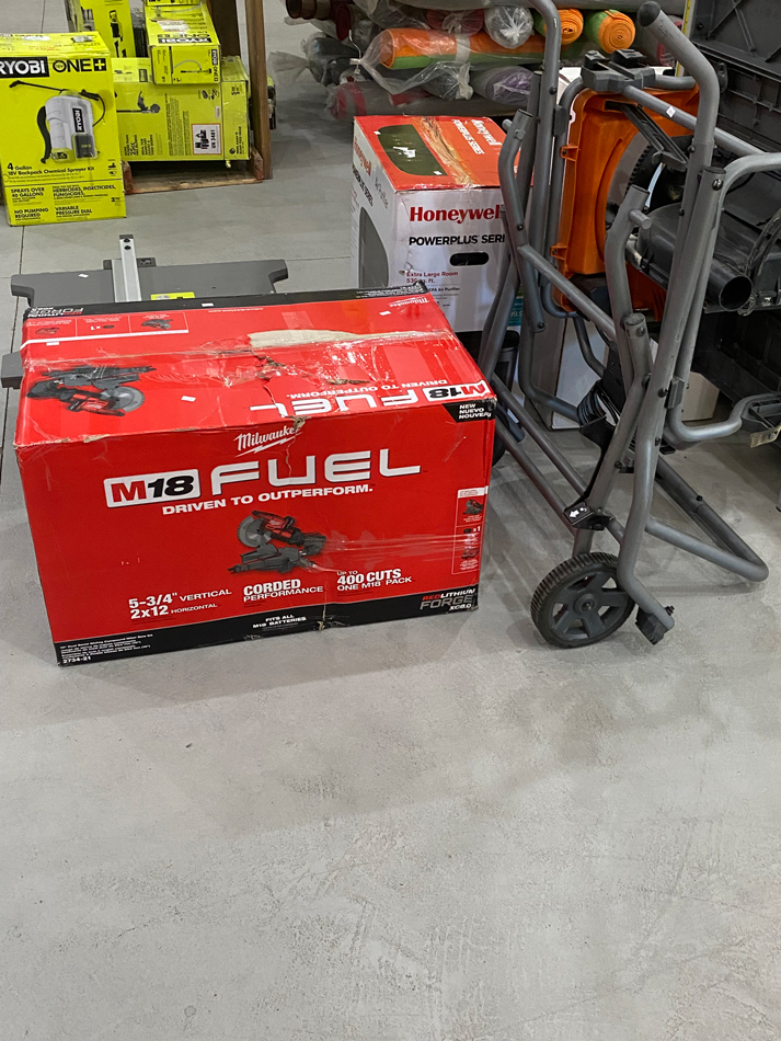 Box of Milwaukee Saw